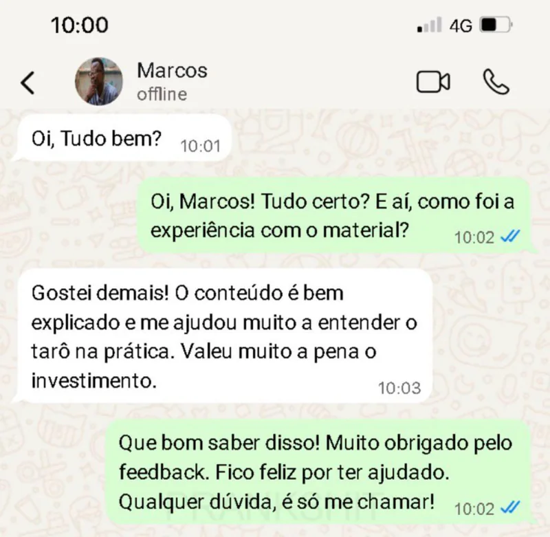 Depoimento de aluno 3