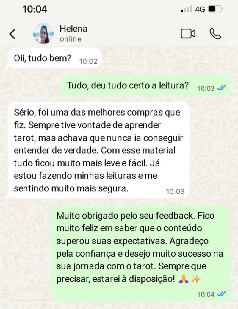 Depoimento de aluno 4