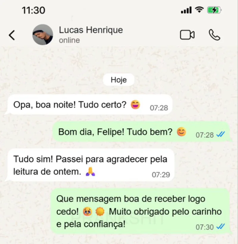 Depoimento de aluno 5